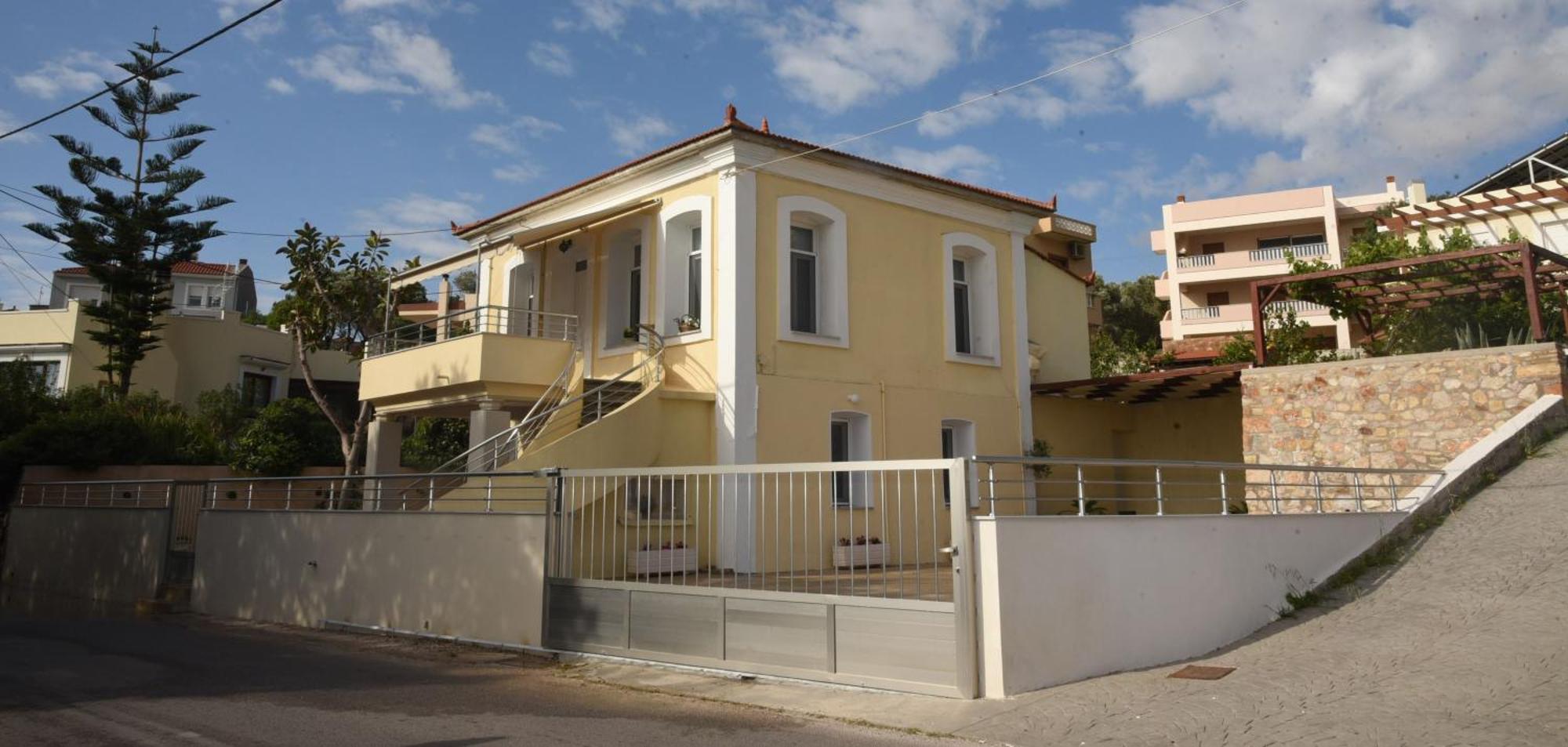 Blue Flag Award Winning Ormos Lo Beach: Home 1 Vrontádos Esterno foto