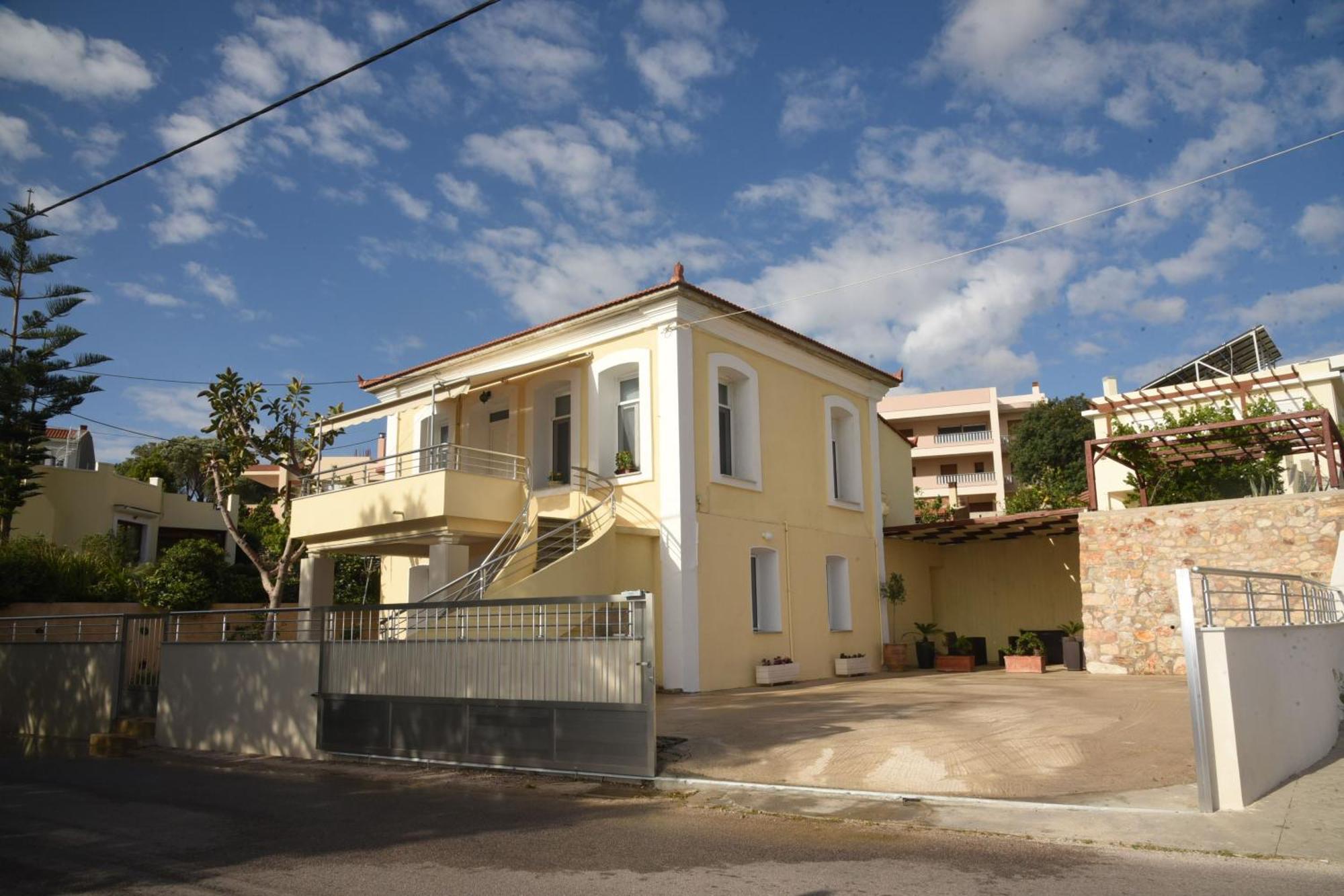 Blue Flag Award Winning Ormos Lo Beach: Home 1 Vrontádos Esterno foto